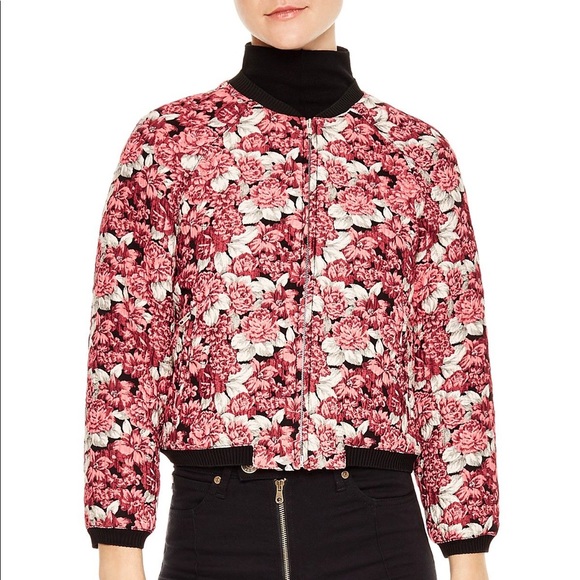 Sandro Floral Bomber Jacket - Picture 7 of 7